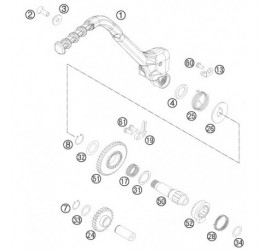 ARANDELA CONICA 8mm KTM...