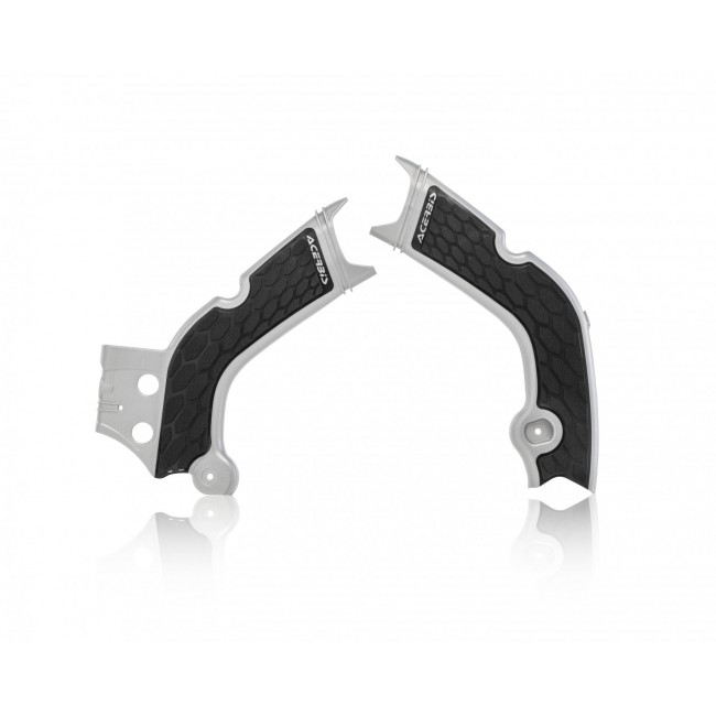 PROTECTORES DE CHASIS ACERBIS NEGRO/GRIS HONDA CRF 250/300/450 AÑO 19/21