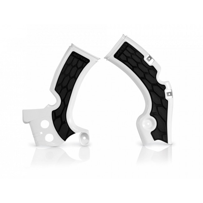 JUEGO PROTECTORES CHASIS ACERBIS EN COLOR BLANCO/NEGRO KAWASAKI KXF 450 09/18