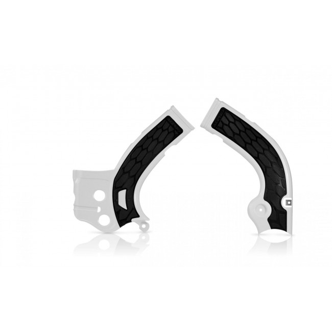 JUEGO PROTECTORES CHASIS ACERBIS NEGRO/BLANCO YAMAHA YZF 250/450 14/16