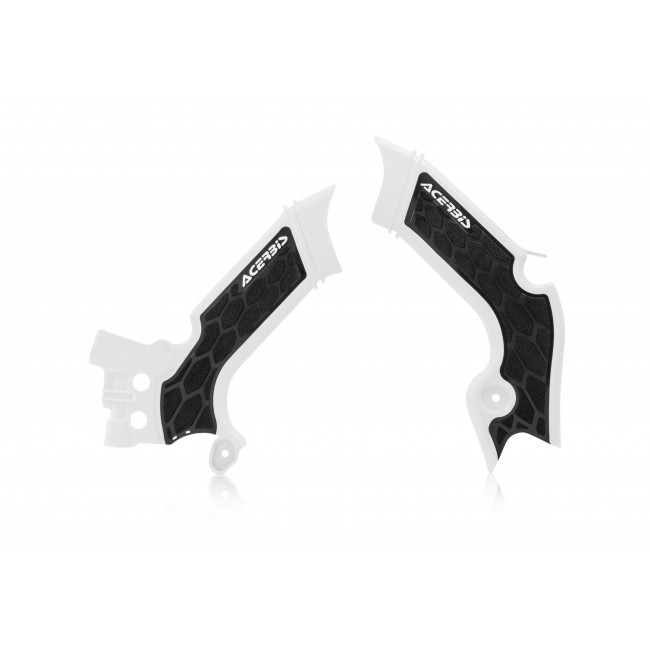 PROTECTORES CHASIS ACERBIS NEGRO/BLANCO KAWASAKI KXF 250/450 (19/21)