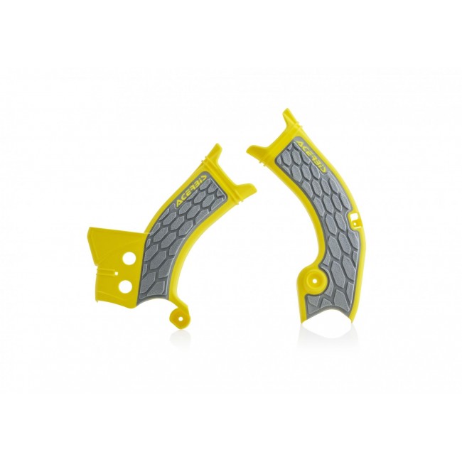 PROTECTOR DE CHASIS GRIS/AMARILLO SUZUKI RMZ 250/450 18/21