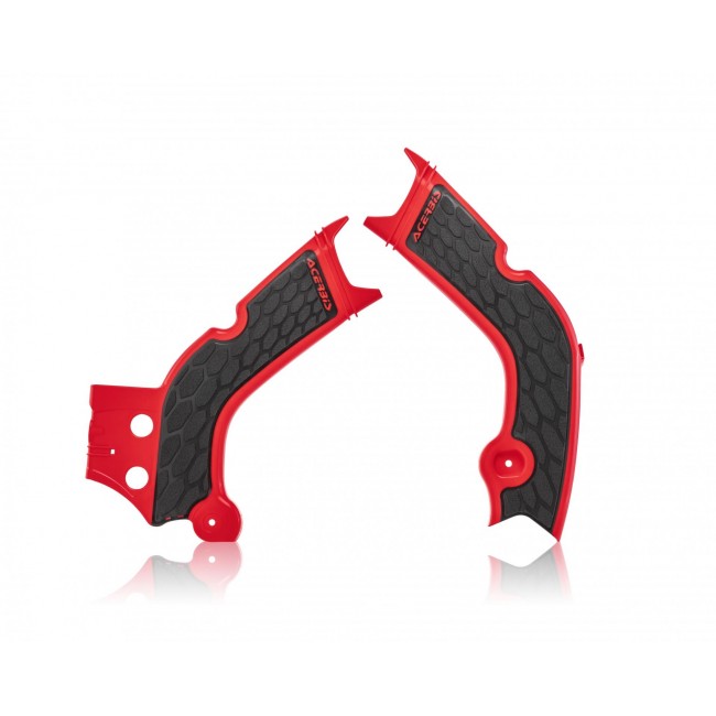 PROTECTORES DE CHASIS ACERBIS NEGRO/ROJO HONDA CRF 250/300/450 AÑO 19/21