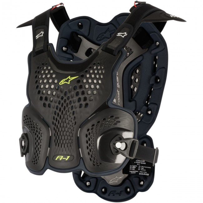 PETO ALPINESTARS A-1 NEGRO/AMARILLO FLUOR