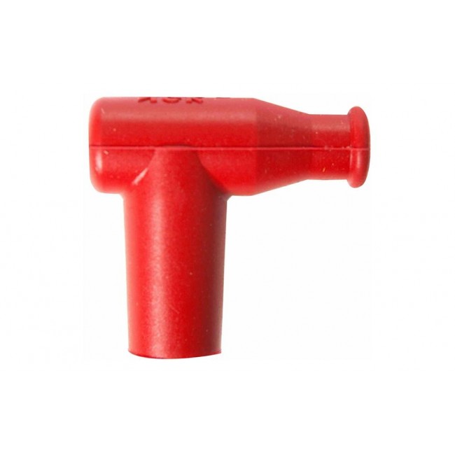 CONECTOR BUJIA MOTOS 2-TIEMPOS ROJO