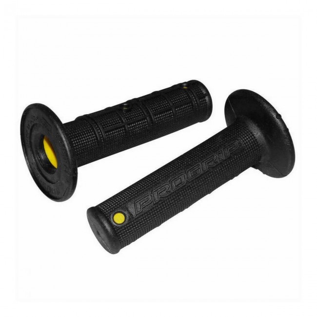 PUÑOS PROGRIP CROSS DOBLE DENSIDAD NEGRO/AMARILLO