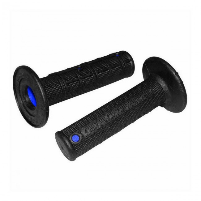 PUÑOS PROGRIP CROSS DOBLE DENSIDAD GEL NEGRO/AZUL