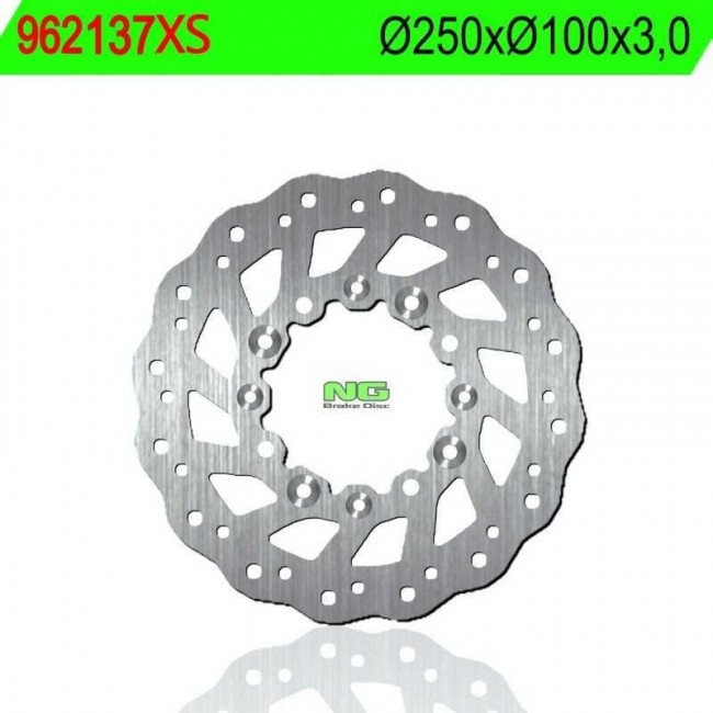 DISCO DE FRENO NG DELANTERO ONDULADO FIJO PARA KAWASAKI KX/KDX   125/200
