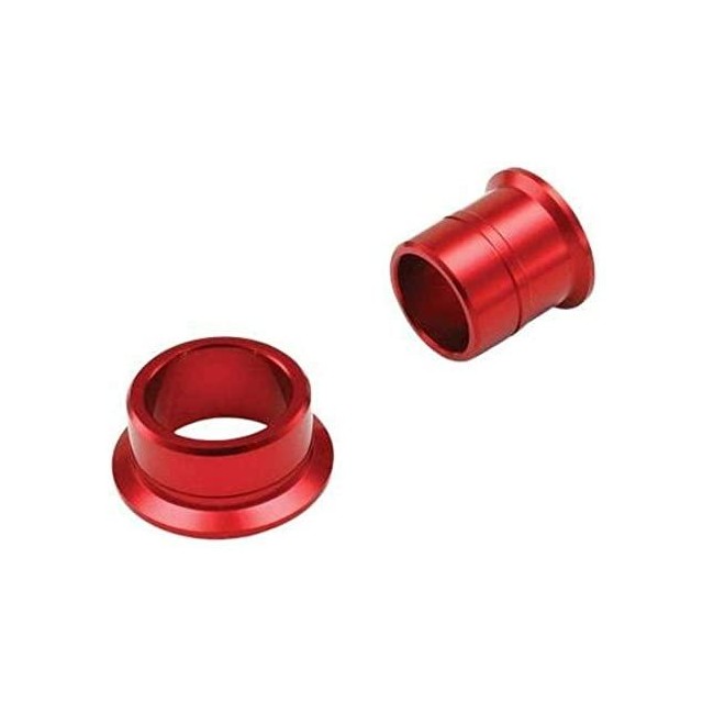 CASQUILLOS DE RUEDA DELANTERA ZETA ROJO PARA YAMAHA (VARIOS MODELOS)