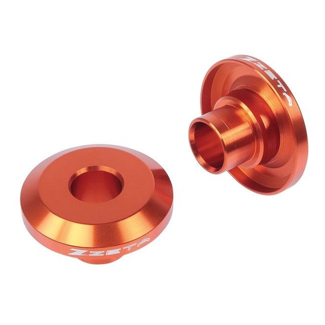 SEPARADORES DE RUEDA RAPIDA ZETA TRASERA NARANJA KTM SX/SXF/EXC/EXCF 125/530