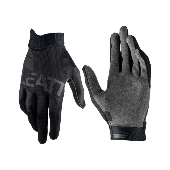GUANTES LEATT JUNIOR 1.5  NEGRO