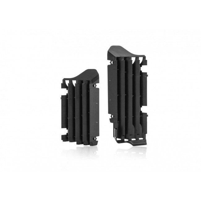 JUEGO DE ALETAS DE RADIADOR  RMZ 450 18/21 NEGRO
