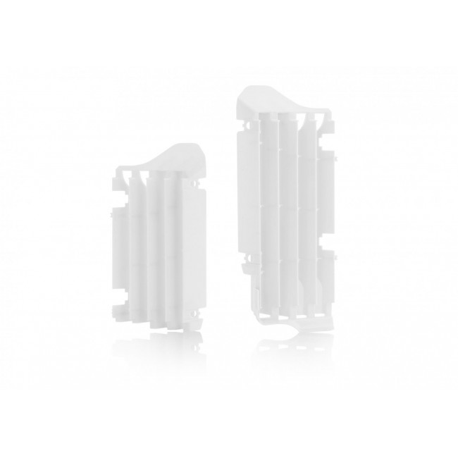 JUEGO DE ALETAS DE RADIADOR RMZ 450 18/21 BLANCO