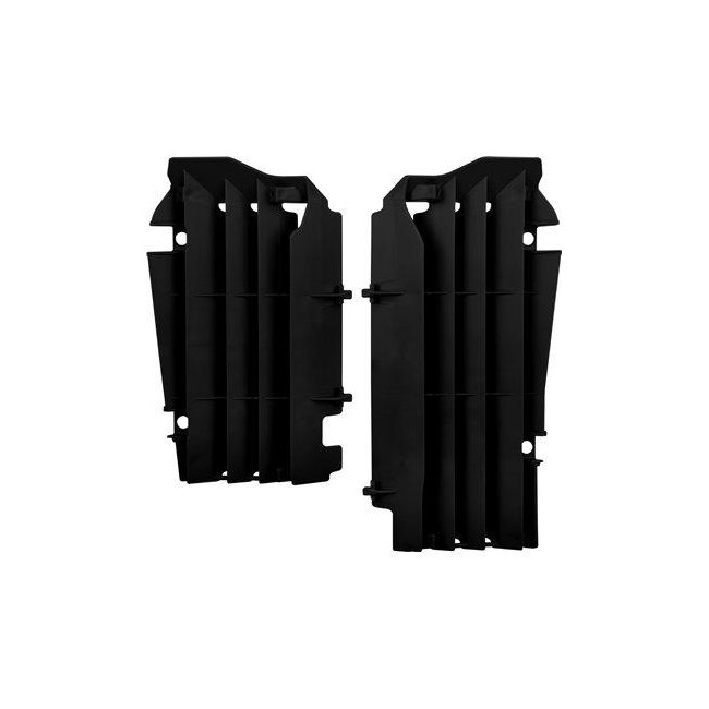 JUEGO DE ALETAS RADIADOR POLISPORT KAWASAKI KX 250F 17/20 NEGRO