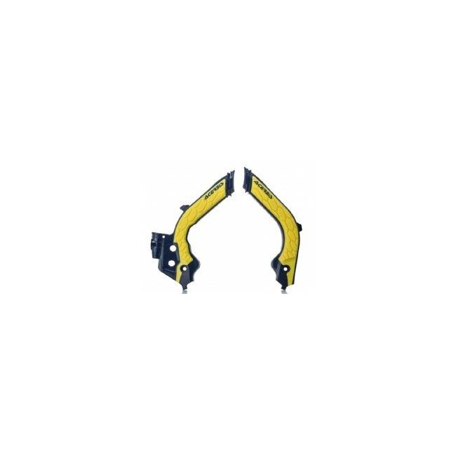 PROTECTOR DE CHASIS ACERBIS AMARILLO/NEGRO PARA GAS GAS/HUSQVARNA