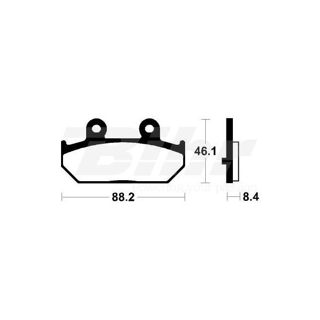 PASTILLAS DE FRENO SINTERIZADAS TECNIUM PARA SUZUKI (VARIOS MODELOS)
