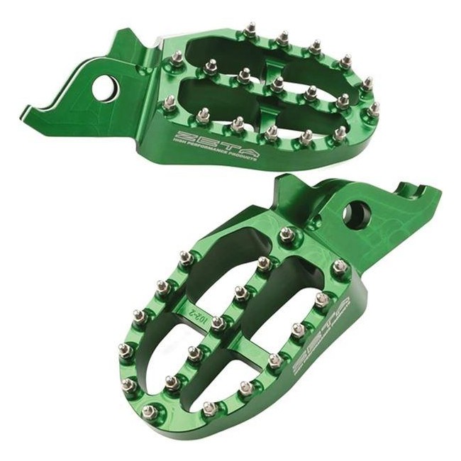 JUEGO ESTRIBERAS SOBREDIMENSIONADAS ZETA KAWASAKI VERDE