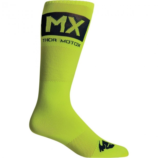 CALCETINES MX JUNIOR AMARILLO FLUOR