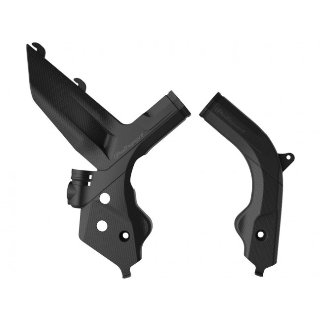 PROTECTOR DE CHASIS POLISPORT KTM SX/SXF/XC 19/22 EXC/EXCF/XCW 20/23 NEGRO