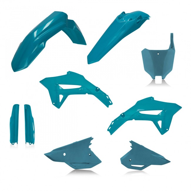 FULL KIT PLASTICO ACERBIS HONDA CRF 450 R 2022 VERDE TURQUESA