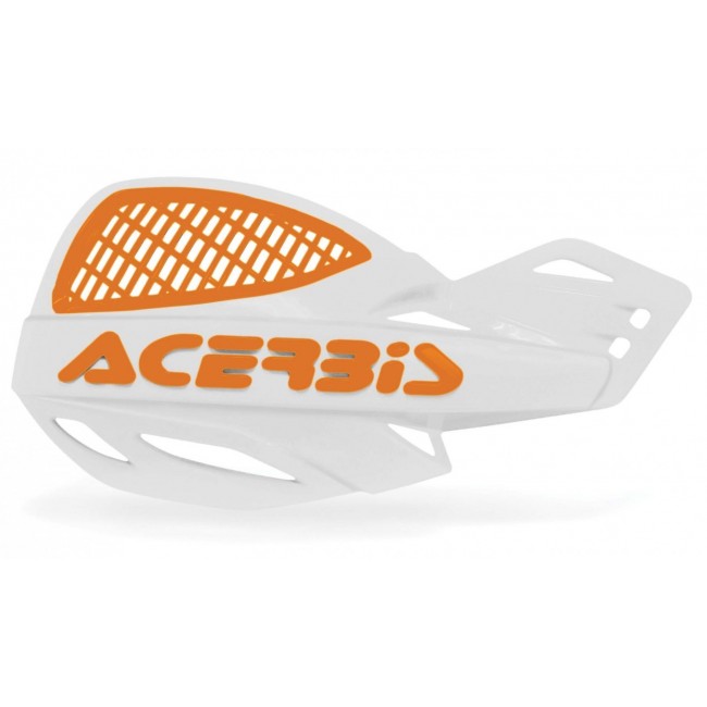 PARAMANOS ACERBIS UNIKO VENTILADO BLANCO/NARANJA