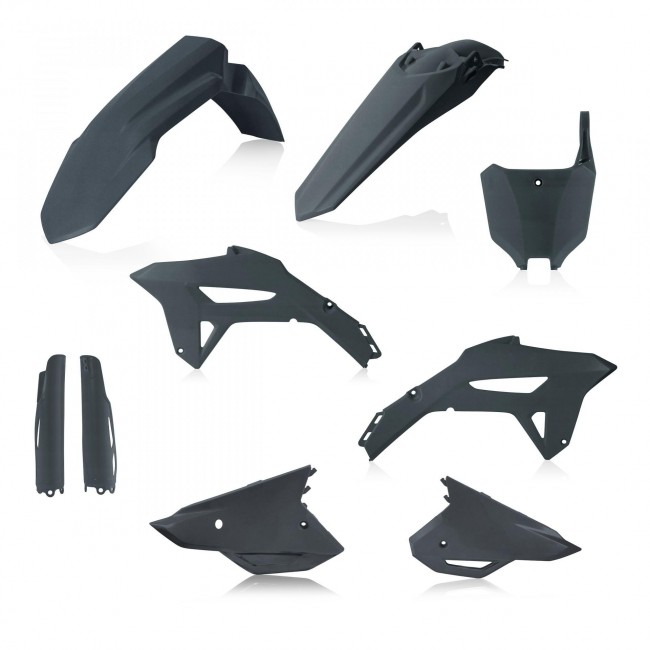 FULL KIT PLASTICO ACERBIS HONDA CRF 450 R 2022 COLOR GRIS OSCURO