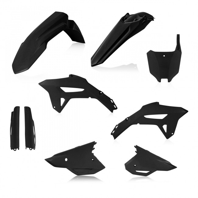 FULL KIT PLASTICO ACERBIS HONDA CRF 450 R 2022 COLOR NEGRO 3