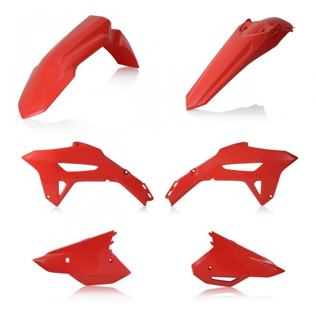 KIT DE PLASTICOS ACERBIS CRF 450 R 2022 COLOR ROJO