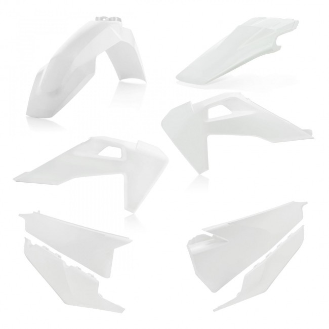 KIT PLASTICOS ACERBIS HUSQVARNA TC/FX/TX 2022 BLANCO