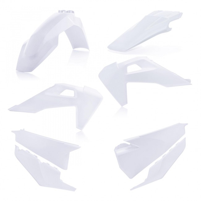 KIT PLASTICOS ACERBIS HUSQVARNA TC/FX/TX 2022 BLANCO 2
