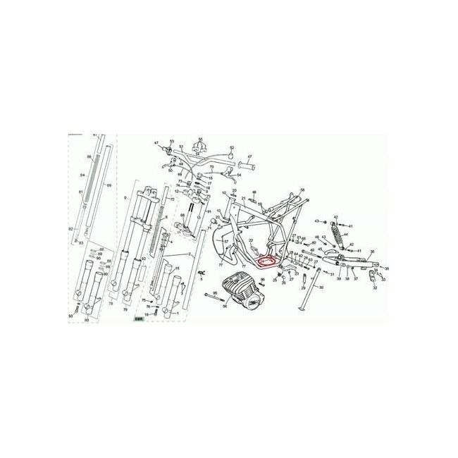 TORNILLO CABALLETE ORIGINAL KTM