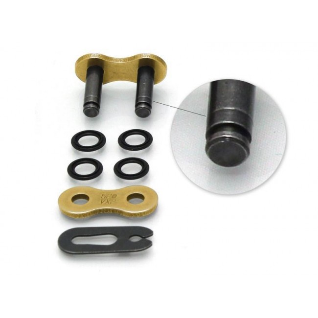 15548-Catena Aperta Con Gancio A Rivetto X-RING 520 XSO 2/096 Compatibile Con SU - Foto 3