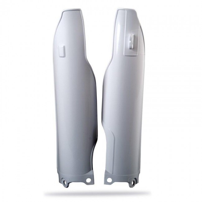 PROTECTOR HORQUILLA POLISPORT KAWASAKI KXF 250/450 06/08 BLANCO