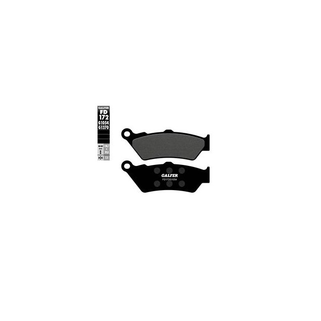 PASTILLA DEL/TRAS SINTERIZADA PARA DT 125 05/21 XT 660 04/21