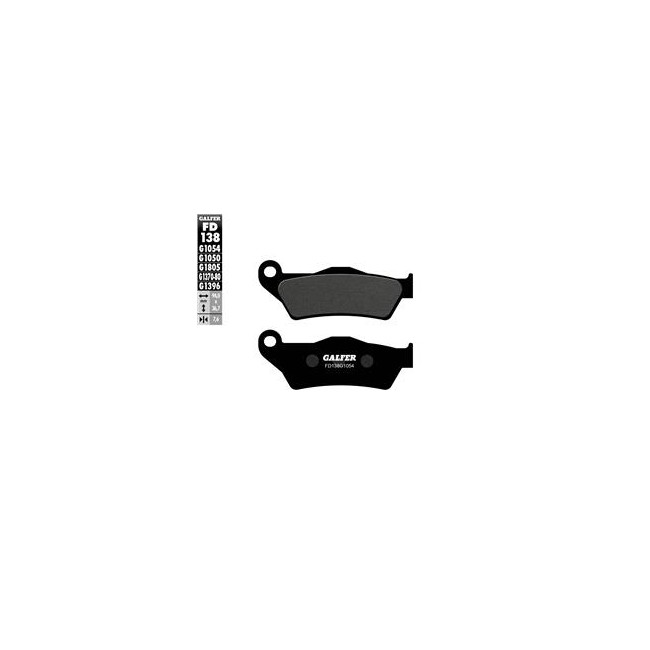 PASTILLA DEL SEMI METAL SHERCO 2.5 IF/2.5 SER.R ISDE (VARIOS)