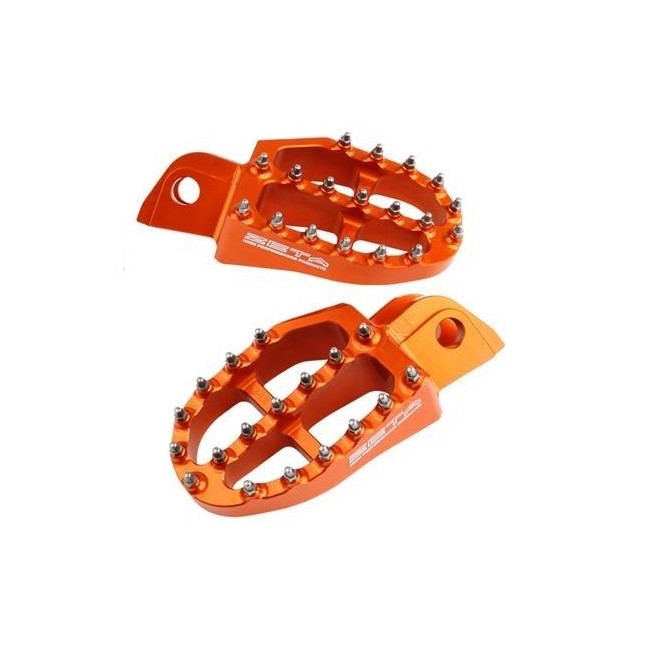 JUEGO ESTRIBERAS SOBREDIMENSIONADAS ZETA HUSQVARNA TC/FC/TE NARANJA