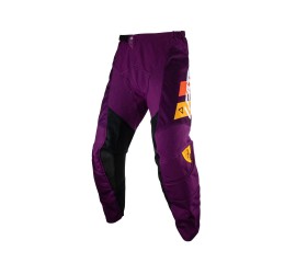 EQUIACIÓN CAMISETA Y PANTALON LEATT JUNIOR 3.5 MORDO/NARANJA
