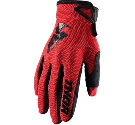 GUANTES THOR SECTOR ROJO-NEGRO