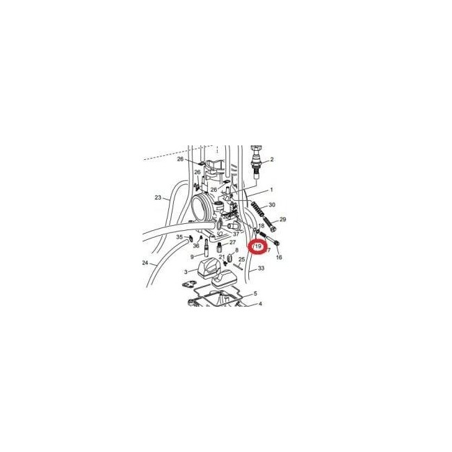 ANILLO DE CARBURADOR ORIGINAL SHERCO (REF 19)