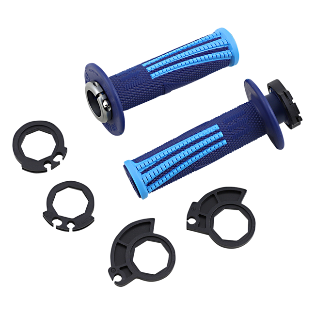 PUÑOS ODI EMIG PRO MX V2 LOCK/ON AZUL OSCURO/AZUL CLARO