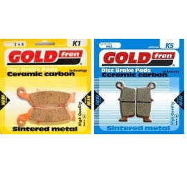 PASTILLAS DE FRENO SINTERIZADAS K1 GOLD FREN PARA HUSQVARNA