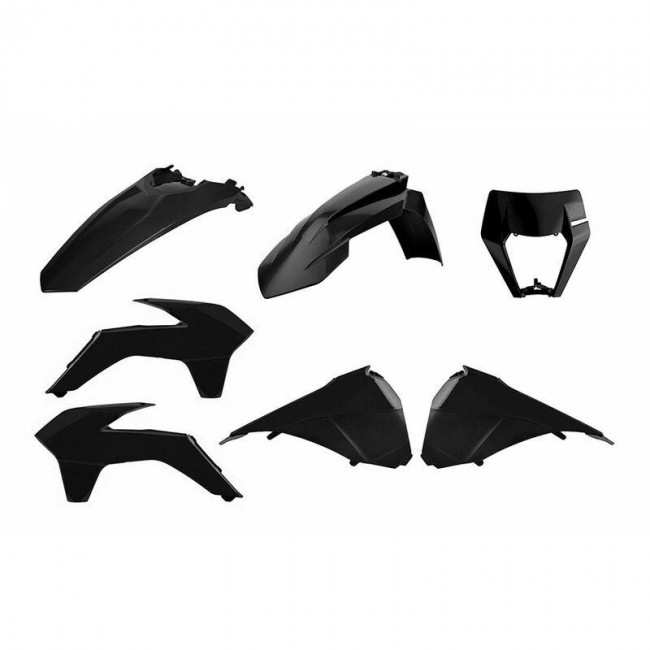 KIT DE PLASTICOS ENDURO POLISPORT RESTYLING KTM EXC/EXCF/XCW/XC-W 14-16 NEGRO