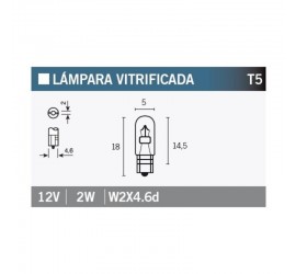 LAMPARAS 12V2W 10UD