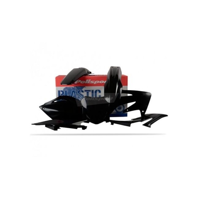 KIT DE PLASTICOS POLISPORT HONDA CRF 250R 08 NEGRO