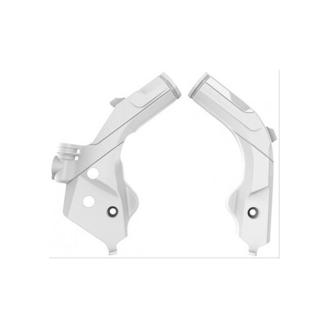PROTECTORES DE CHASIS POLISPORT GASGAS MC/MCF/EC/ECF HUSQVARNAFC/TC/FE/TE BLANCO