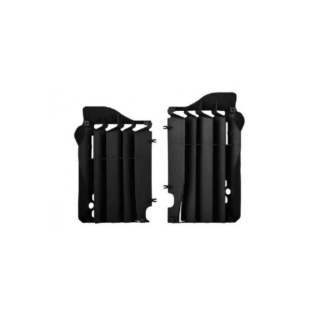 JUEGO DE ALETAS RADIADOR POLISPORT HONDA CRF 250 16/17 450 15/16 NEGRO
