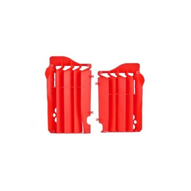 JUEGO DE ALETAS RADIADOR POLISPORT HONDA CRF 250 16/17 450 15/16 ROJO