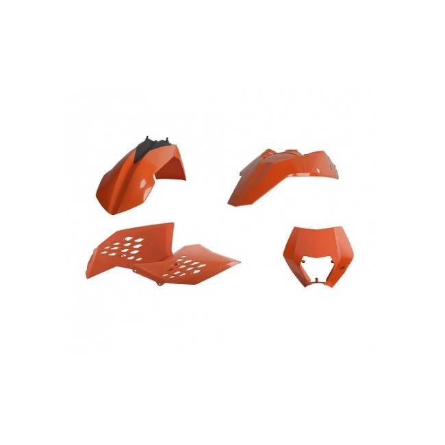 KIT POLISPORT KTM EXC/EXCF 08/11 NARANJA