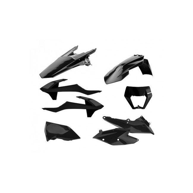 Polisport Full Enduro Kit w/ Mask KTM EXC/EXC-F '17-'19 - Black main image 1