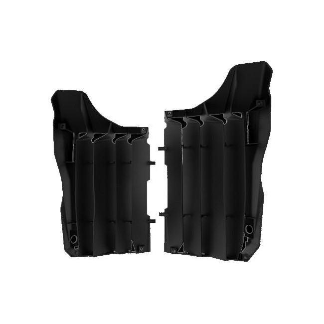 JUEGO DE ALETAS RADIADOR POLISPORT HONDA CRF 250 18/19 CRF 250 RX 19 NEGRO